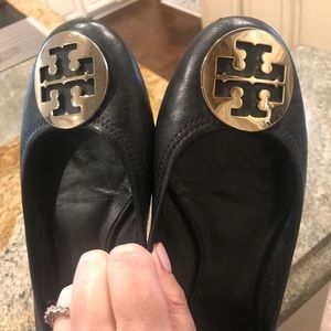 Tory Burch Flats black leather 9.5B